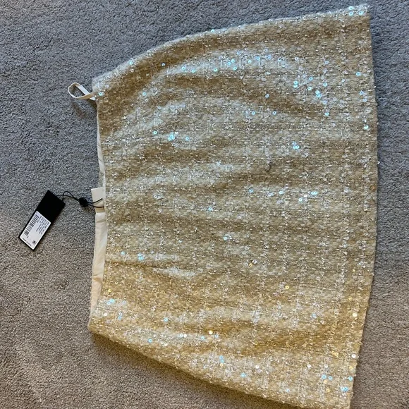 NEW Gianni Bini Sequin Tweed Jacket and skirt matching set - Picture 6 of 13